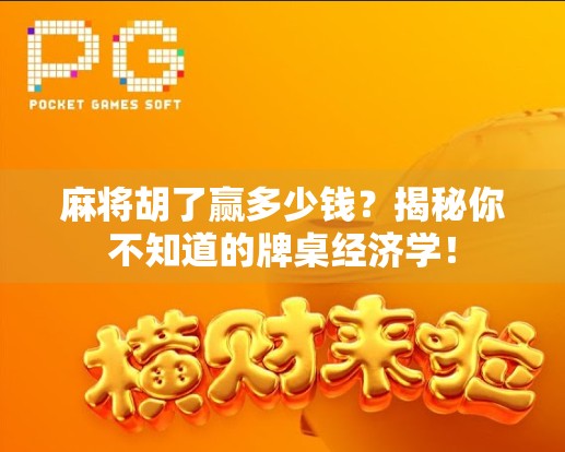 麻将胡了赢多少钱？揭秘你不知道的牌桌经济学！