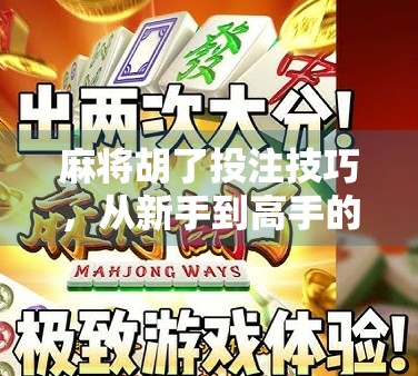 麻将胡了投注技巧，从新手到高手的进阶指南，教你如何用策略赢钱！