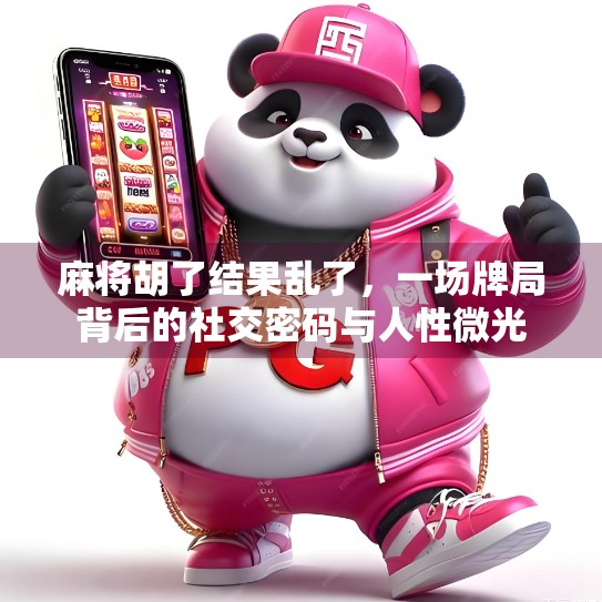 麻将胡了结果乱了，一场牌局背后的社交密码与人性微光