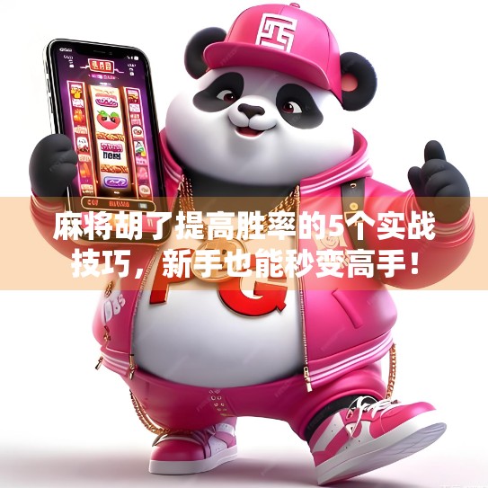 麻将胡了提高胜率的5个实战技巧，新手也能秒变高手！