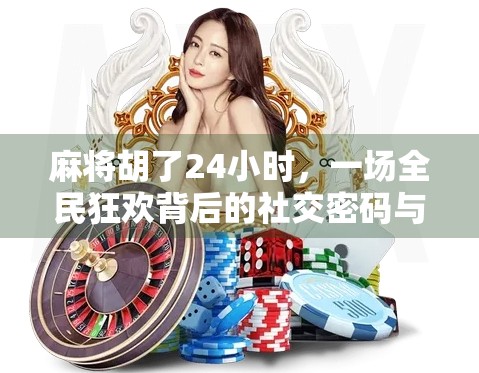 麻将胡了24小时，一场全民狂欢背后的社交密码与人性洞察